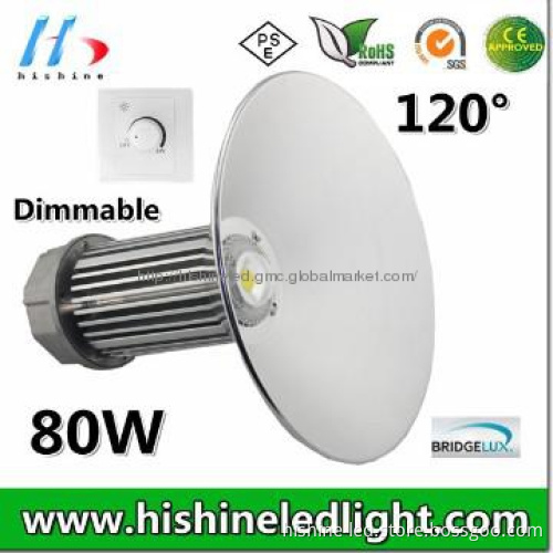 Dimmable LED 80w led high bay light dimmable
